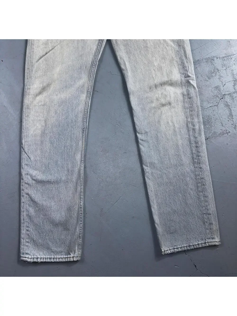 Levis 501 Vintage 90s USA XX Straight Leg Jeans Blue Light Wash 34x38 Act 30x33